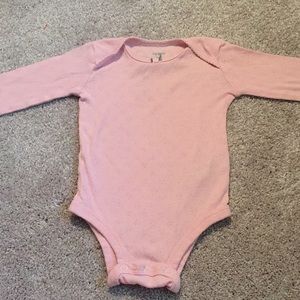 Carters pink long sleeve bodysuit - Baby